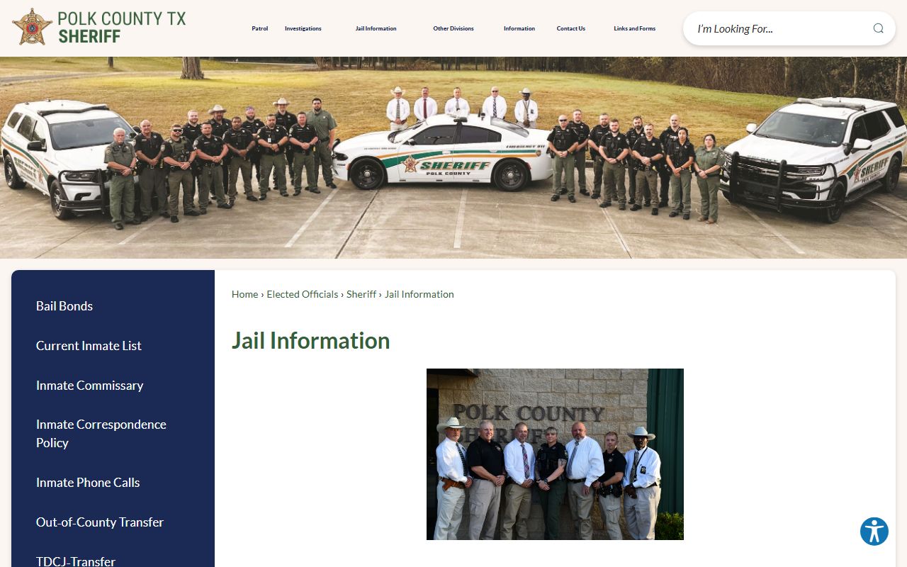 Polk County Jail information hub for inmate records
