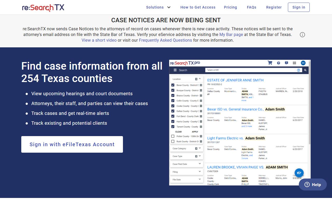 Polk County court records after arrest Re:SearchTX case lookup