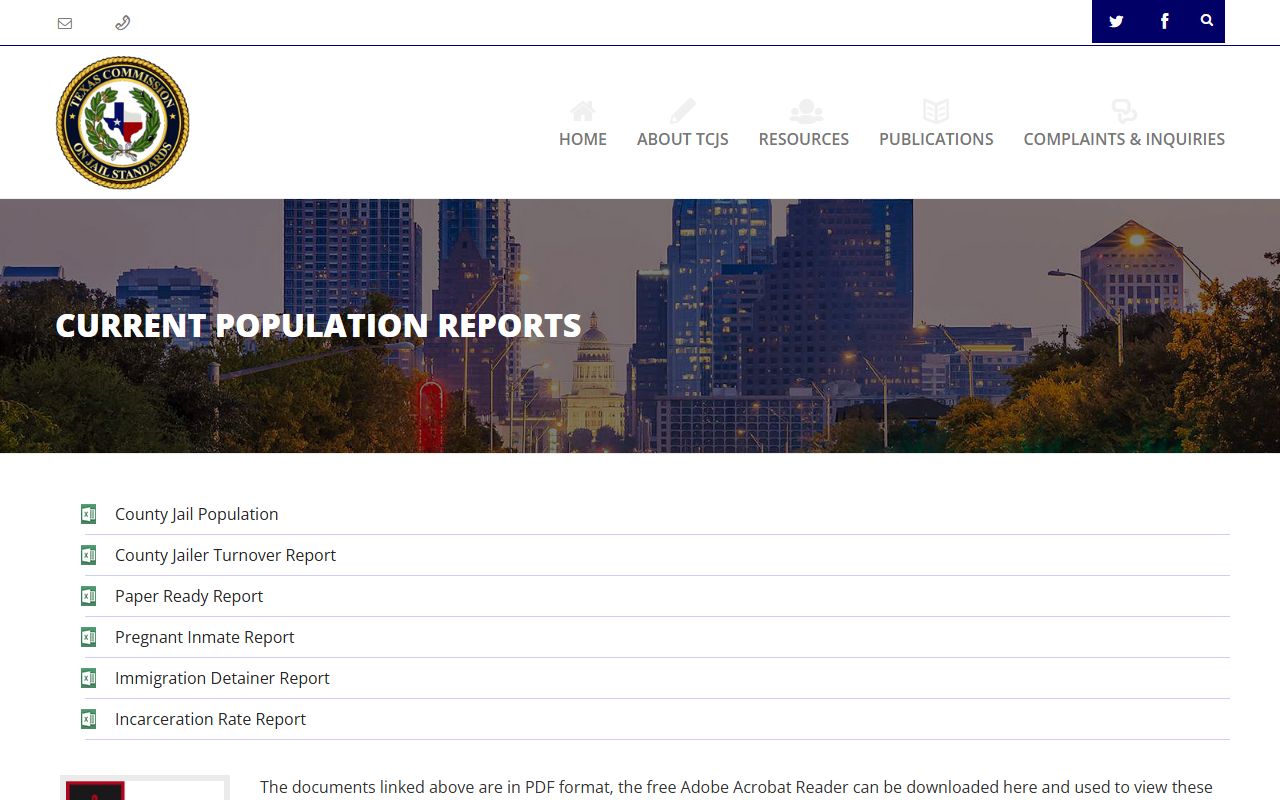 Polk County inmate population TCJS jail capacity and population reports